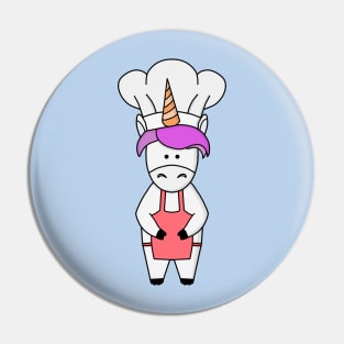 Adorable unicorn cooking Pin