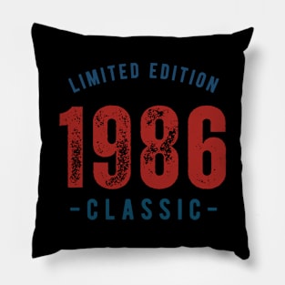 Limited Edition Classic 1986 Pillow