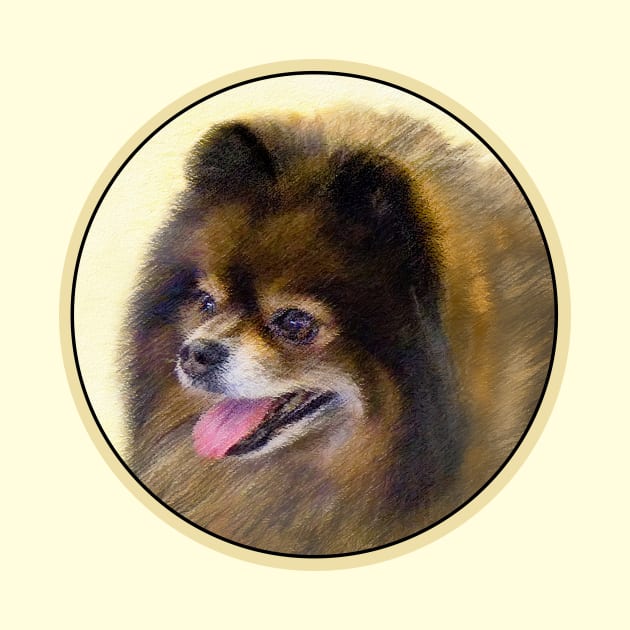 Pomeranian (Black and Tan) by Alpen Designs