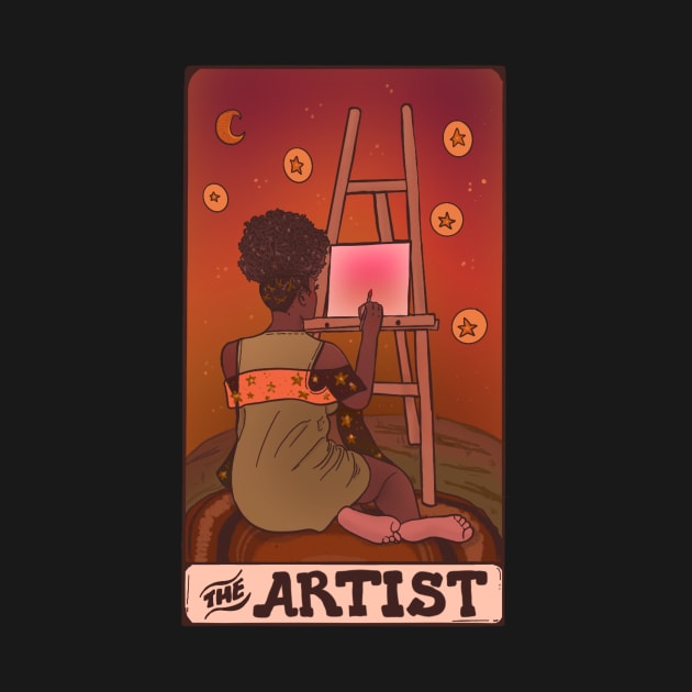 The Artist - Tarot Card Art by Liberal Jane Illustration