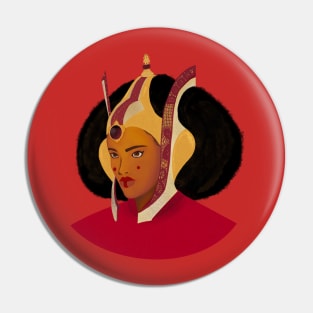 Afro Queen Redux Pin