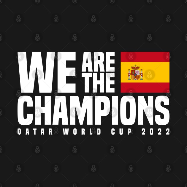 Qatar World Cup Champions 2022 - Spain by Den Vector