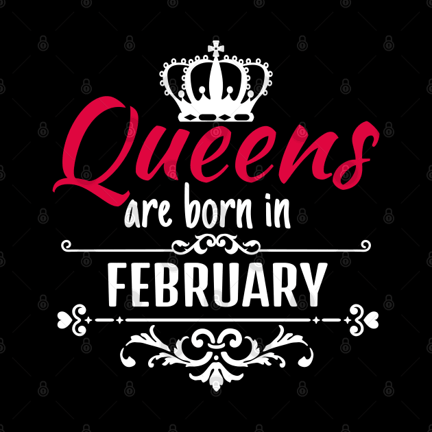 Queens are born in february by boohenterprise