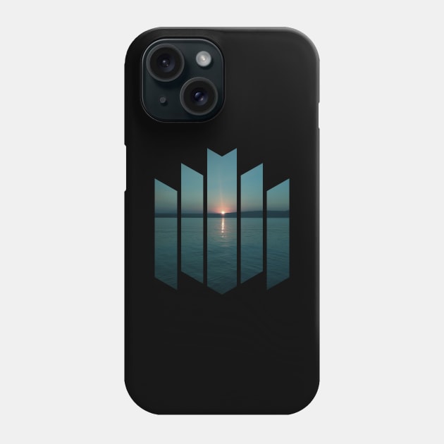 Geometric Nature - Sunset Phone Case by WhiteRave