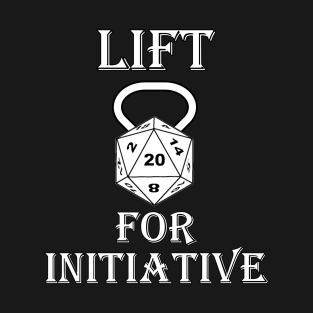 Workout T-Shirt - Kettlebell D20 Lift For Initiative by It's Only Rocket Science