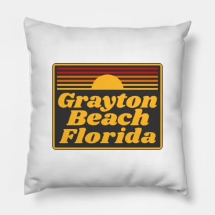 Grayton Beach Florida Locals Only FL Pillow