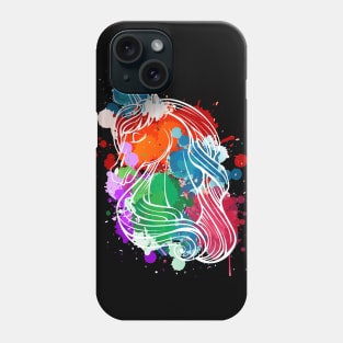 Unicorn - Watercolor Magic Rainbow Color Phone Case