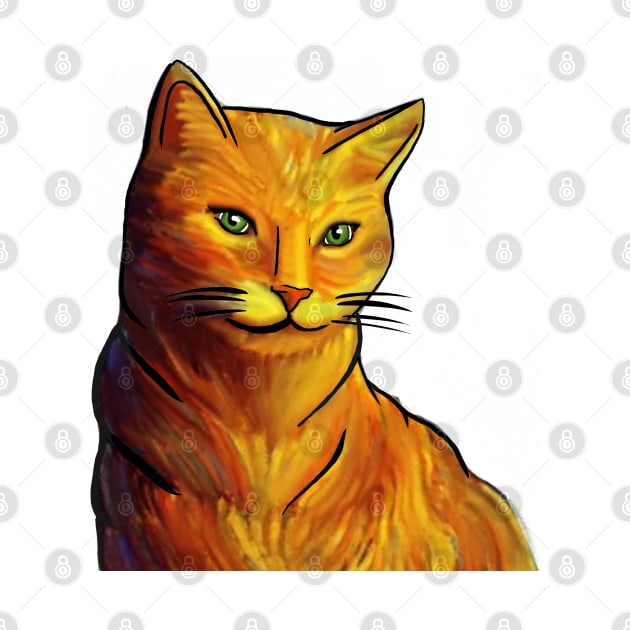 Ginger Cat by Art by Ergate