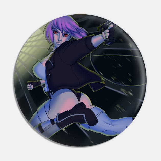 Major Motoko Pin by n0b0d1