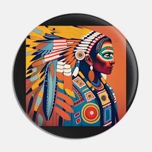 Native American art Pin