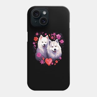 Samoyed Couple Valentine Phone Case