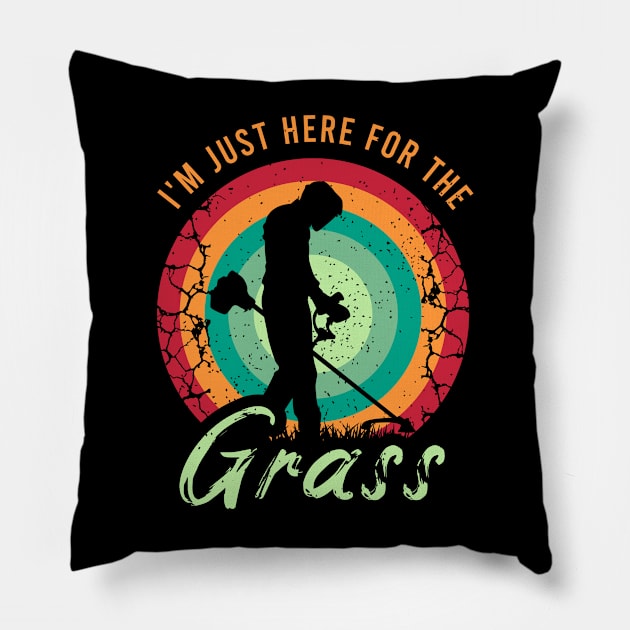 Funny Landscaper Clothing For A Lover Of Landscaping Pillow by AlleyField