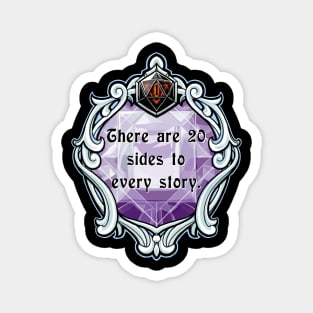 Amulet There are 20 Sides to Every Story Magnet