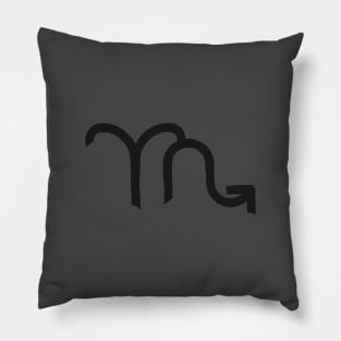 Aries and Scorpio Double Zodiac Horoscope Signs Pillow