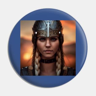 Viking Shield Maiden Pin