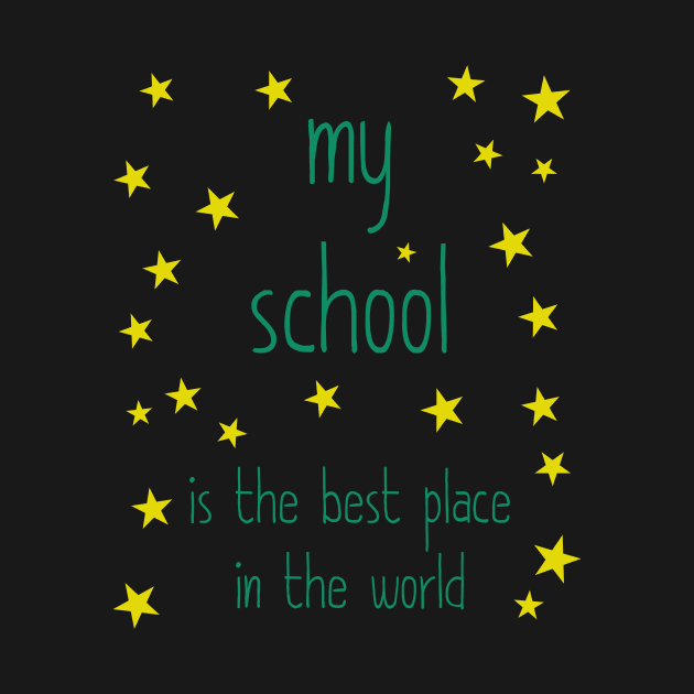 My school is the best place in the world by Hussinnermine