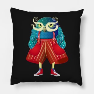 My Owl Red Pants Pillow