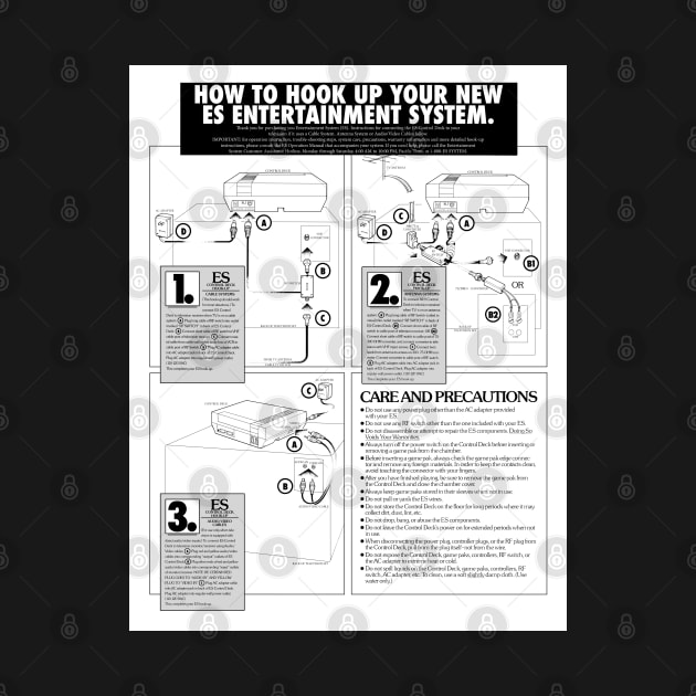 How To Hook Up Your Entertainment System (retro console) by ParaholiX