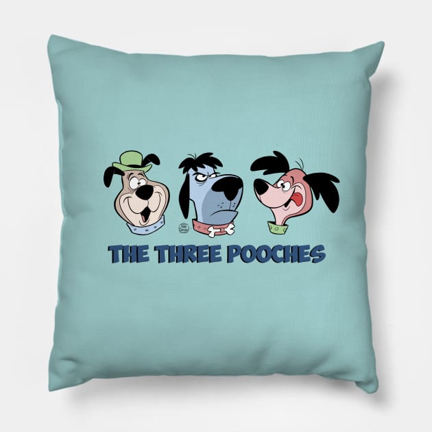 THREE STOOGES CARTOON PARODY Pillow by markscartoonart62