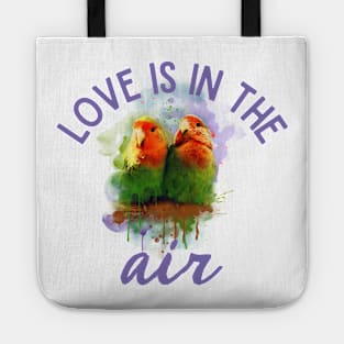 Lovebirds Love Is In The Air Agapornis Tote