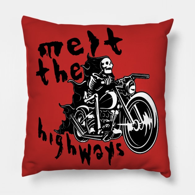 Burning the streets Pillow by focusLBdesigns