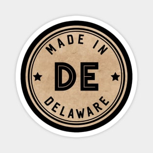 Made In Delaware DE State USA Magnet