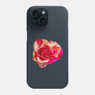 Red and Yellow Rose Floral Photo Cutout Phone Case