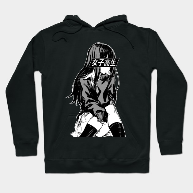  anime girl japanese aesthetic anime otaku Zip Hoodie