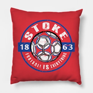 Football Is Everything - Stoke Vintage Pillow