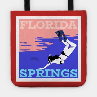 A Diver Enjoying Florida Springs Tote