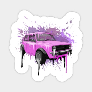 Yet Another Classic Mini Melting Pink Magnet