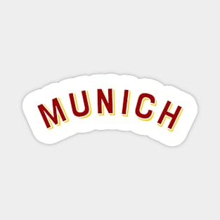 Munich Germany Vintage Arched Type Magnet