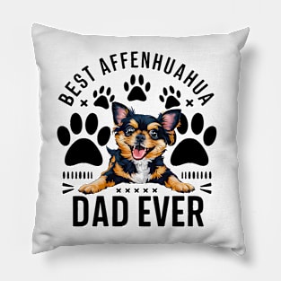 Best Affenhuahua Ever Funny Quote Vintage Dad Pillow