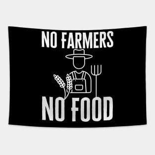 No Farmers No Food Tapestry