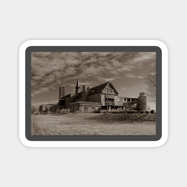 Haunted Seaside Sanatorium Magnet by Rob Johnson Photography