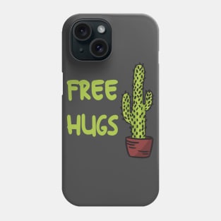 Cactus Free Hugs Phone Case