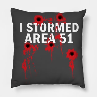 I Stormed Area 51 Pillow