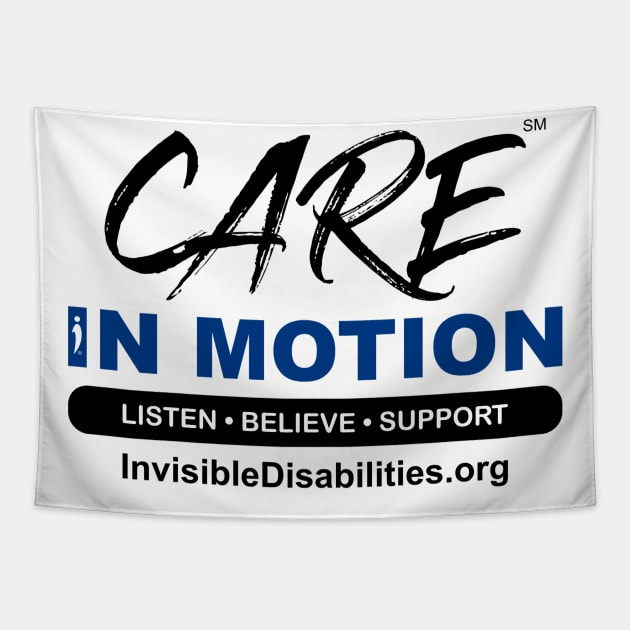 Care in Motion - Invisible Disabilities Tapestry by Invisible Disabilities