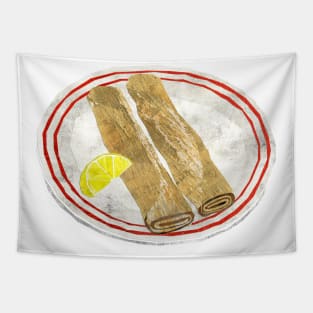 Plate of pancakes / crepes Tapestry