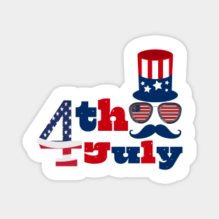 Happy 4th of July Independence Day Magnet