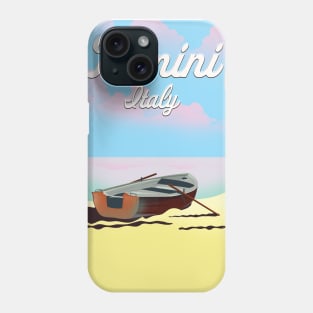 Rimini Italy beach travel poster Phone Case