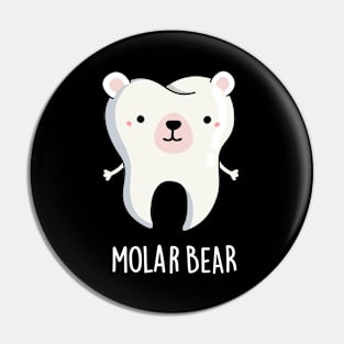 Molar Bear Cute Tooth Pun Pin