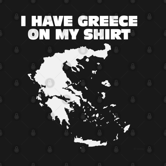 Greek Map by NicGrayTees