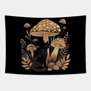 Cottagecore Aesthetic Cat Crafts Tapestry