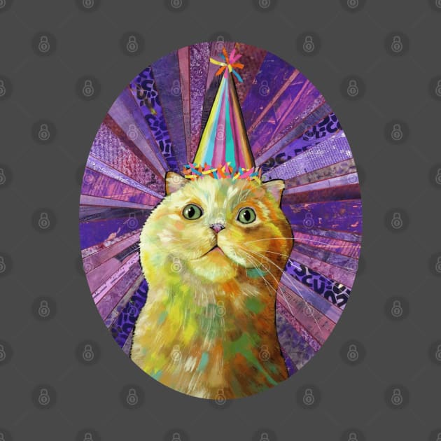 Party Animal - Cat by Bebe Keith