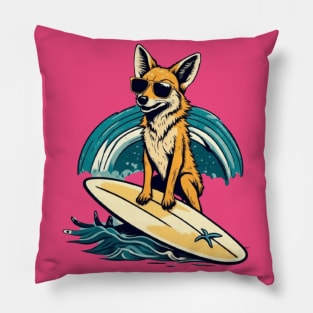 Cute dog surfer gift ideas Pillow