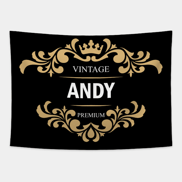 Andy Name Tapestry by Polahcrea