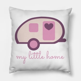 Teardrop Trailer Pink: My Little Home Pillow