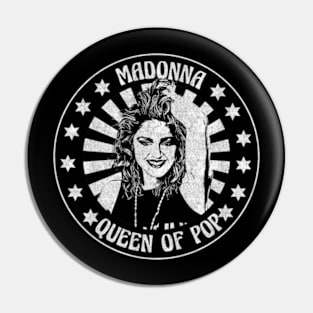 Vintage Madonna Queen Of Pop Pin