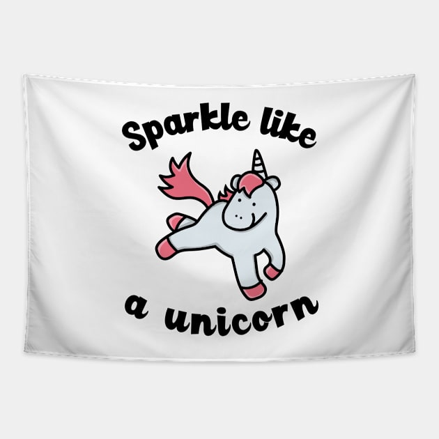 sparkle like a unicorn Tapestry by juinwonderland 41